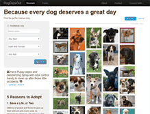 Tablet Screenshot of dogdaysout.com